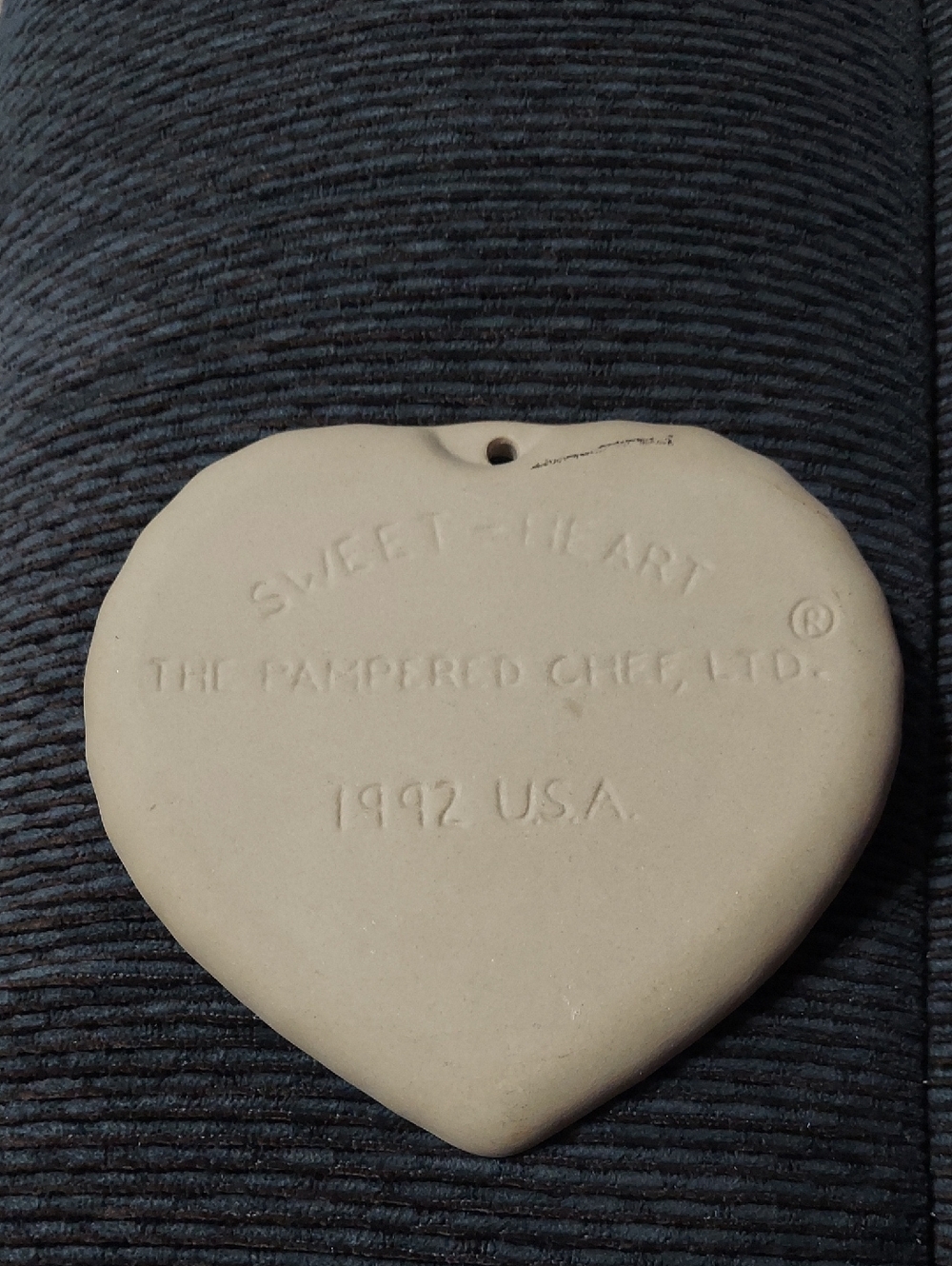 Vintage Pampered Chef Sweet-Heart Cookie Mold 1992 - Picture 2 of 2
